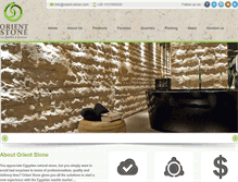 Tablet Screenshot of orient-stone.com
